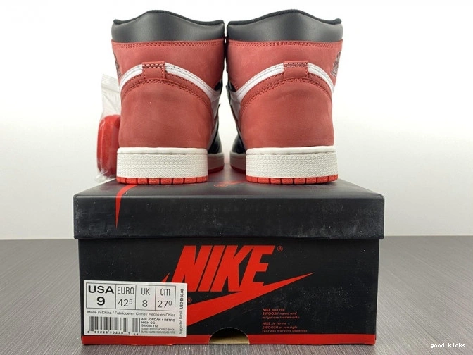 Rep Jordan 'Track Red' Retro OG Air 555088-112 1 High 0710